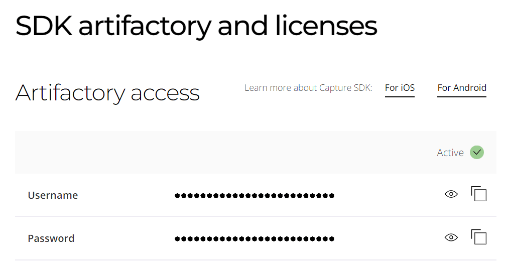 Artifactory Access